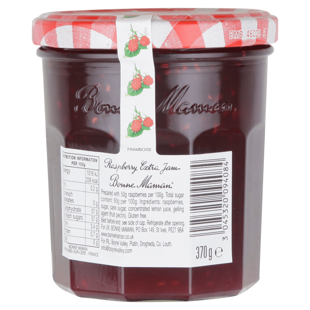 Bonne Maman Raspberry Conserve 370g - UK Food & Drink - 3045320094084