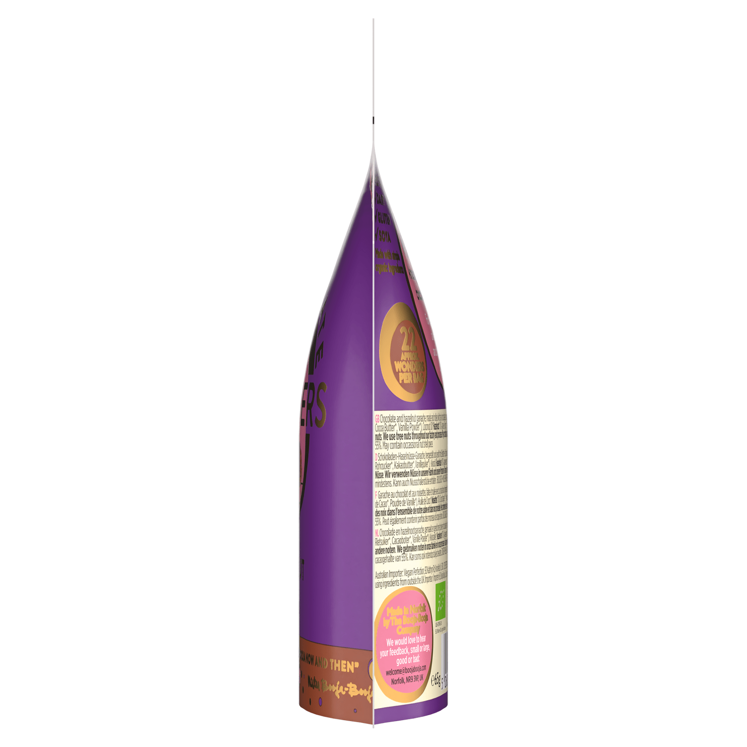 Booja - Booja Organic Hazelnut Chocolate Wonders 65g - UK Food & Drink - 5060002044438