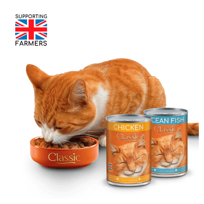 Butcher's Classic Meat & Fish Variety In Jelly Wet Cat Food Tins 12 x 400g - UK Food & Drink - 5011941593068