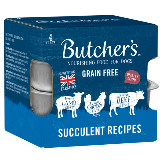 Butcher's Grain Free Succulent Recipes 4 x 150g - UK Food & Drink - 5011792008889