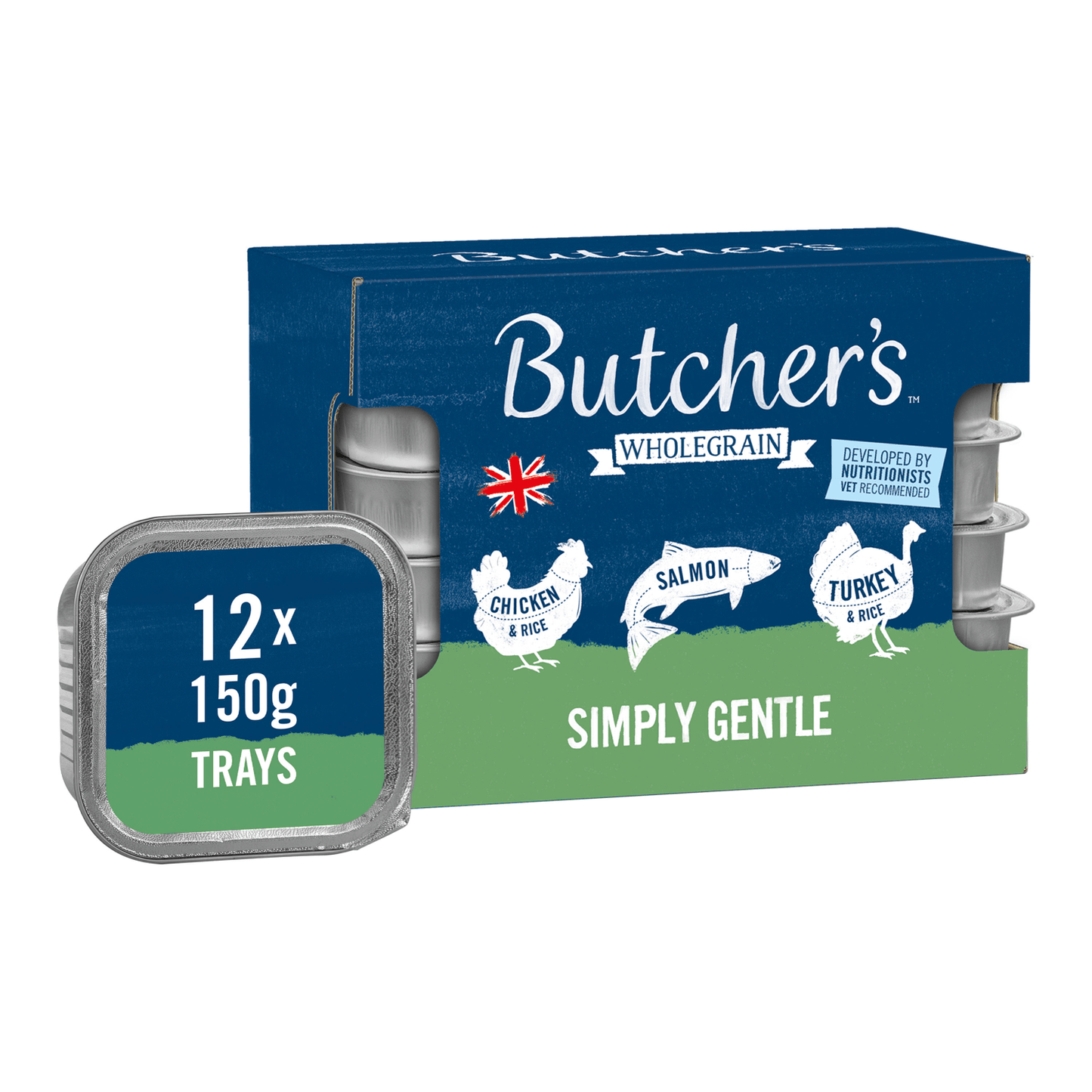 Butcher's Simply Gentle Nourishing Food for Dogs 12 x 150g - UK Food & Drink - 5011792008971