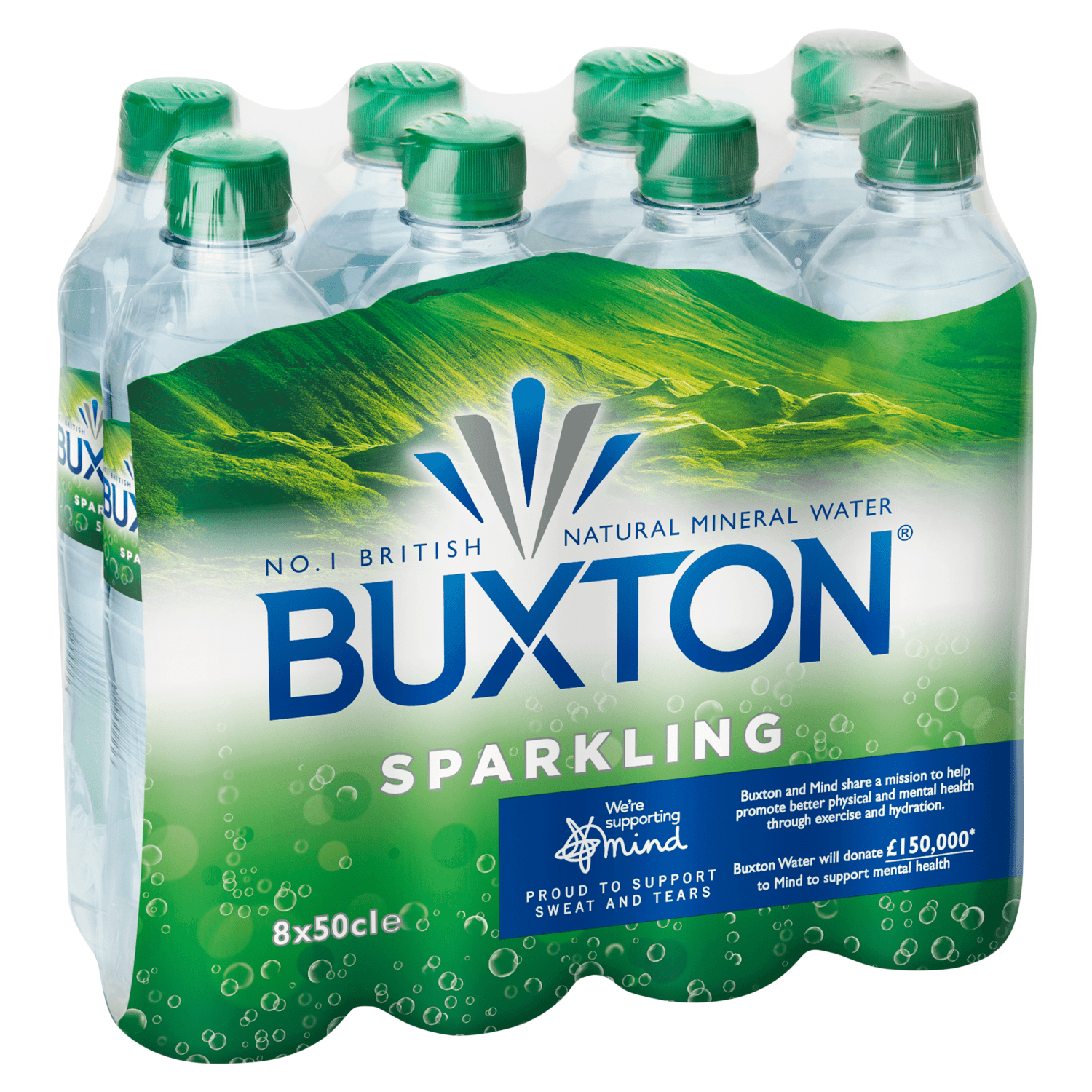 Buxton Sparkling Mineral Water 8 x 50cl - UK Food & Drink - 7613287034489