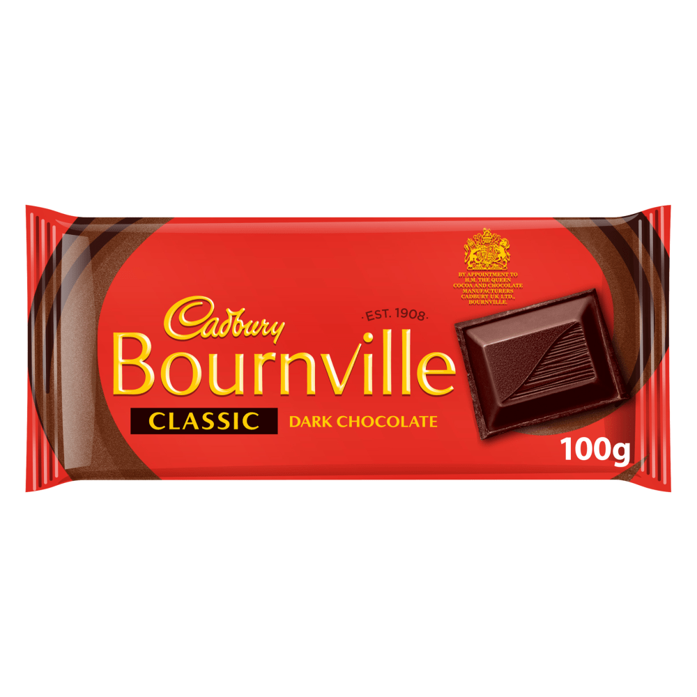 Cadbury Bournville Dark Chocolate Chocolate Bar 100 Gr - UK Food & Drink - 7622210098917