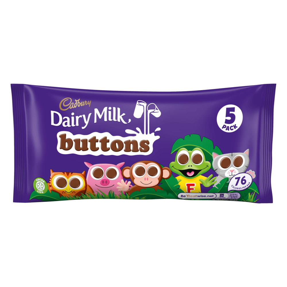 Cadbury Buttons Chocolate Pieces 70 Gr - UK Food & Drink - 7622210296450