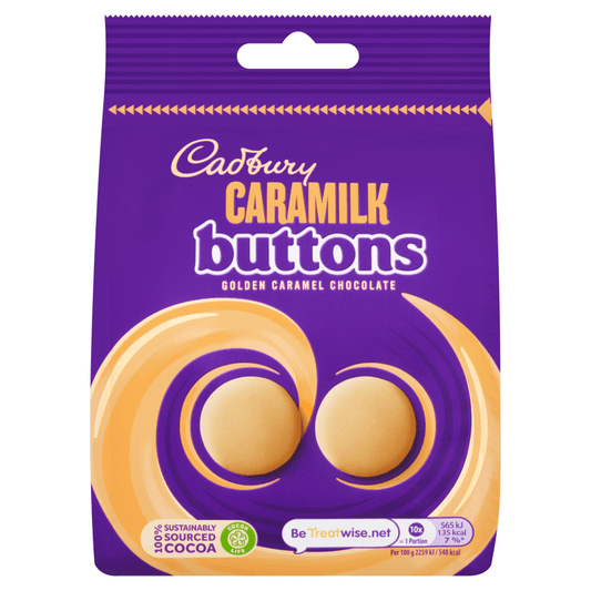 Cadbury Caramilk Buttons 105g - UK Food & Drink - 7622201515393
