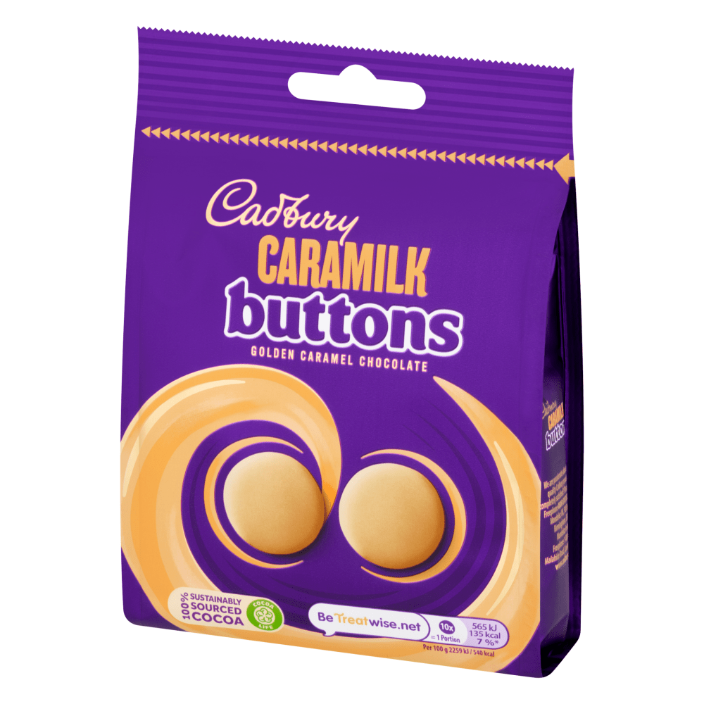 Cadbury Caramilk Buttons 105g - UK Food & Drink - 7622201515393