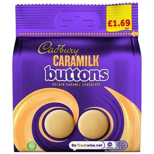 Cadbury Caramilk Buttons Chocolate 85 Gr - UK Food & Drink - 7622202276149