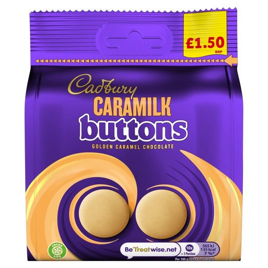 Cadbury Caramilk Buttons Golden Caramel Chocolate 85g - UK Food & Drink - 7622202234736