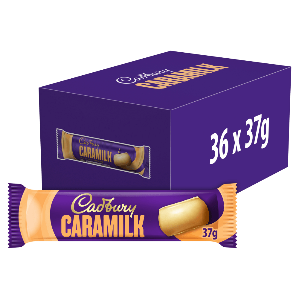 Cadbury Caramilk Golden Caramel Chocolate Bar 37g - UK Food & Drink - 7622201788322