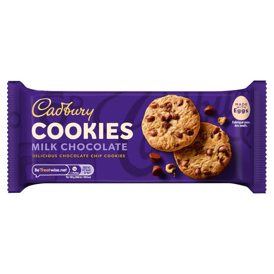 Cadbury Cookies Milk Chocolate 135G - UK Food & Drink - 7622210809049