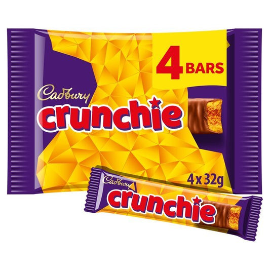 Cadbury Crunchie Chocolate Bar 128g - UK Food & Drink - 7622210255396