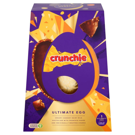 Cadbury Crunchie Inclusions Ultimate Egg 396G - UK Food & Drink - 7622202010828