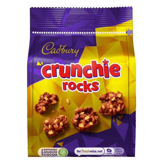 Cadbury Crunchie Rocks Chocolate 110 Gr - UK Food & Drink - 7622210285485