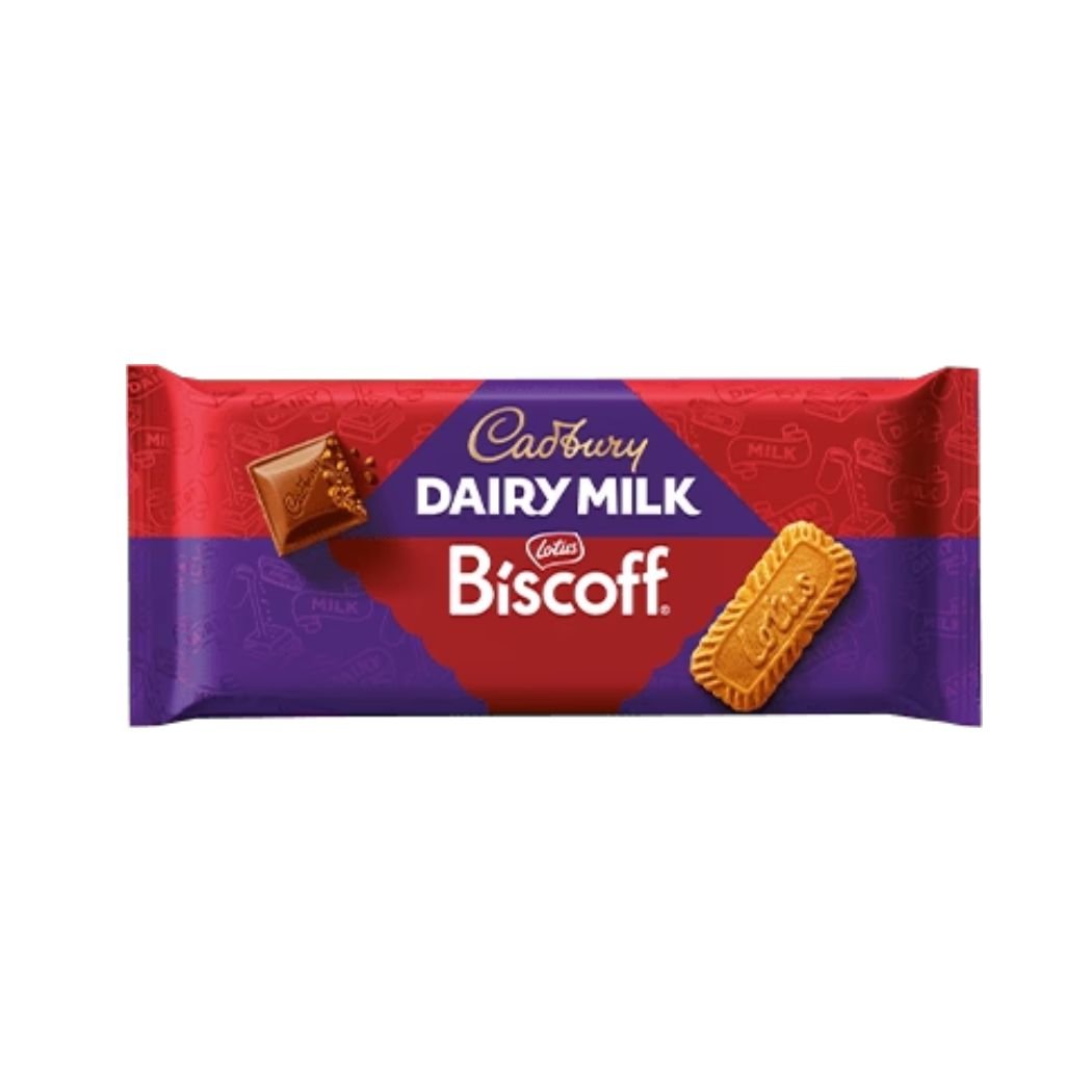 Cadbury Dairy Milk Biscoff 95G - UK Food & Drink - 7622202294129