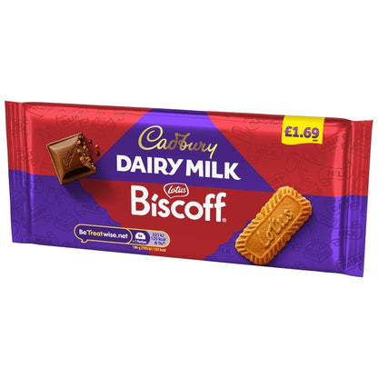 Cadbury Dairy Milk Biscoff Pm £1.69 95g - UK Food & Drink - 7622202294105