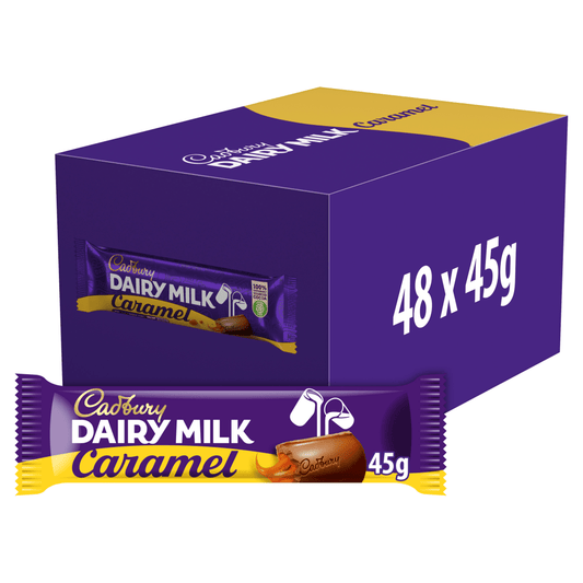 Cadbury Dairy Milk Caramel Chocolate Bar 45g - UK Food & Drink - 7622300743703
