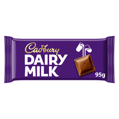 Cadbury Dairy Milk Chocolate 95 Gr - UK Food & Drink - 7622210497369