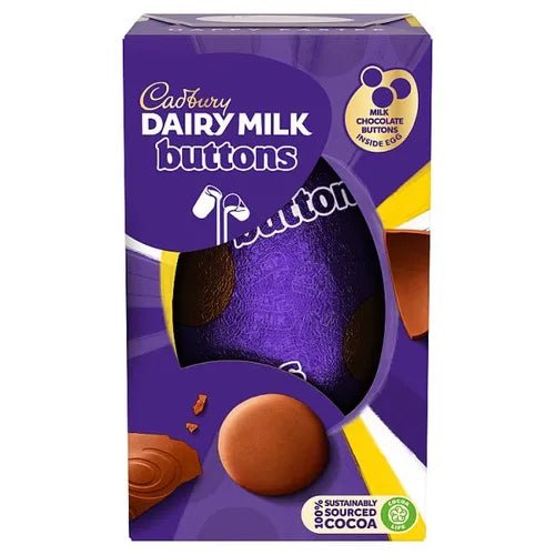 Cadbury Dairy Milk Giant Buttons Egg 96G - UK Food & Drink - 7622201680886
