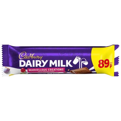 Cadbury Dairy Milk Marvellous Creations Jelly Popping Candy Chocolate 47 Gr - UK Food & Drink - 7622202275678