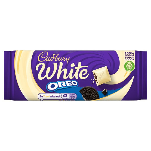 Cadbury Dairy Milk Oreo White 120G - UK Food & Drink - 7622201121037