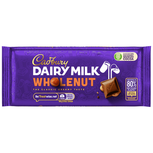 Cadbury Dairy Milk Wholenut 120g - UK Food & Drink - 7622300735951