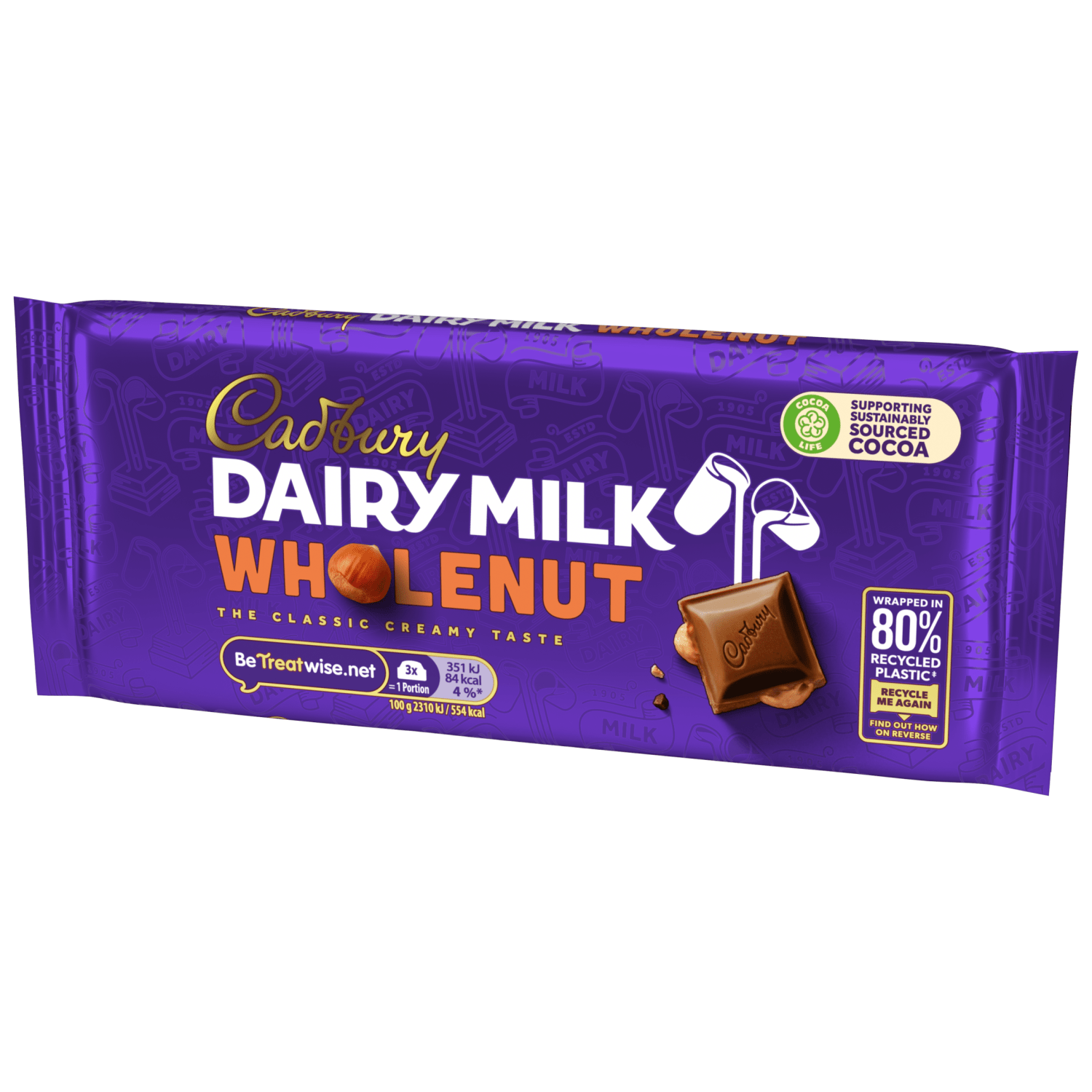 Cadbury Dairy Milk Wholenut 120g - UK Food & Drink - 7622300735951