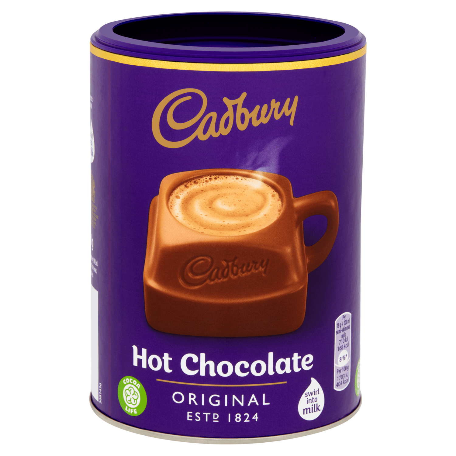 Cadbury Drinking Hot Chocolate 500g - UK Food & Drink - 5034660021582