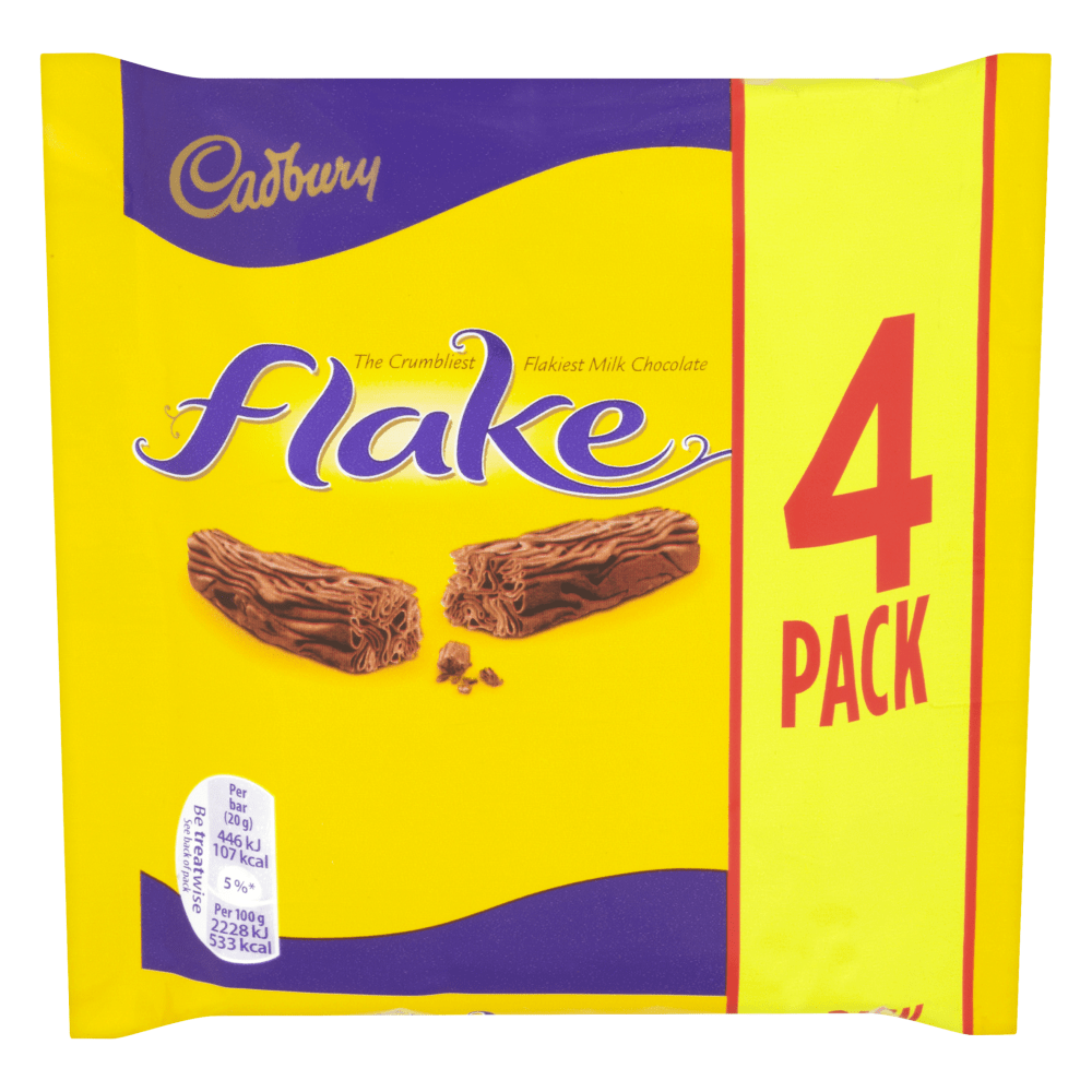 Cadbury Flake Chocolate Bar 80 Gr - UK Food & Drink - 7622210989192