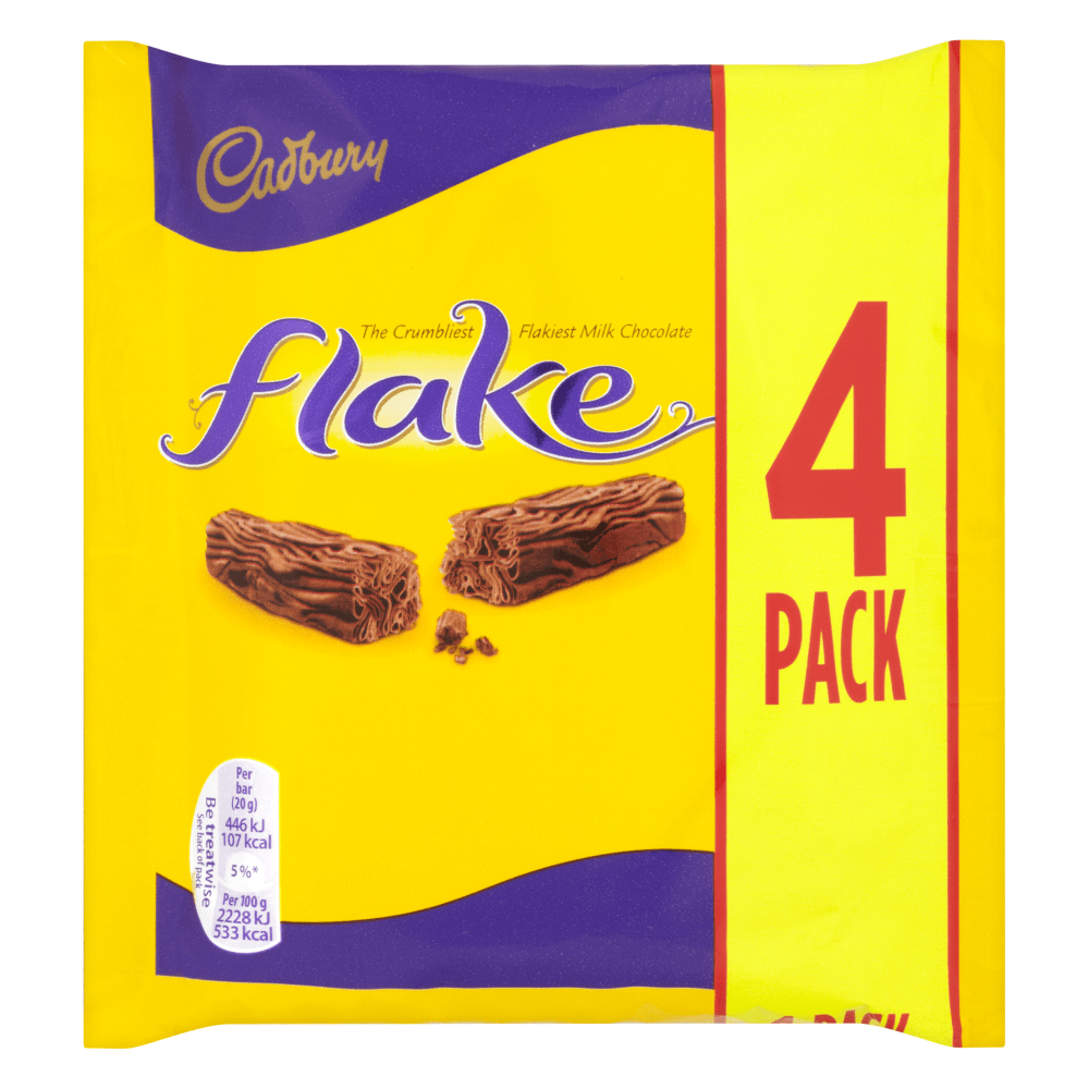 Cadbury Flake Chocolate Bar 80 Gr - UK Food & Drink - 7622210989192