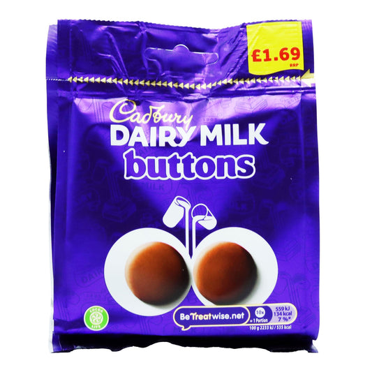 Cadbury Giant Buttons Pm 1.69 85G - UK Food & Drink - 7622202276088