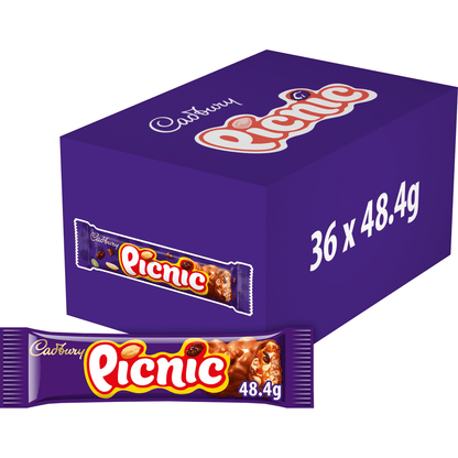 Cadbury Picnic Chocolate Bar 48.4g - UK Food & Drink - 5000312002131