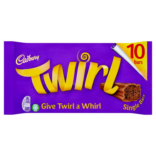 Cadbury Twirl 10 Pack 215G - UK Food & Drink - 7622210881519