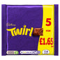 Cadbury Twirl 5 x 21.5g (107.g) - UK Food & Drink - 7622202235405