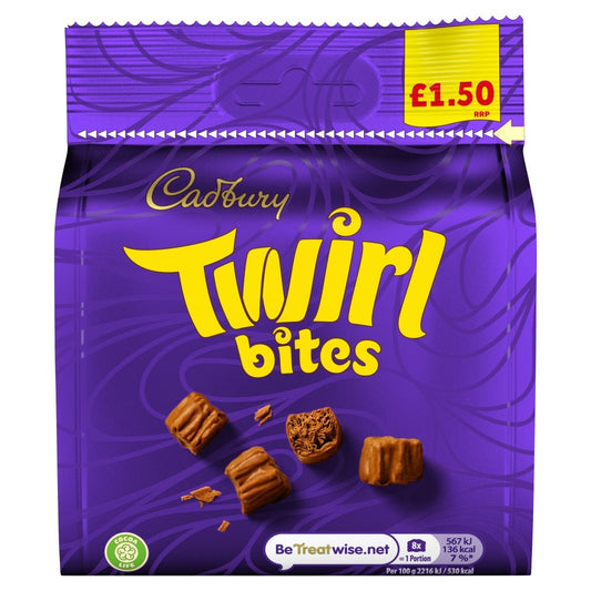 Cadbury Twirl Bites 85g - UK Food & Drink - 7622202234682