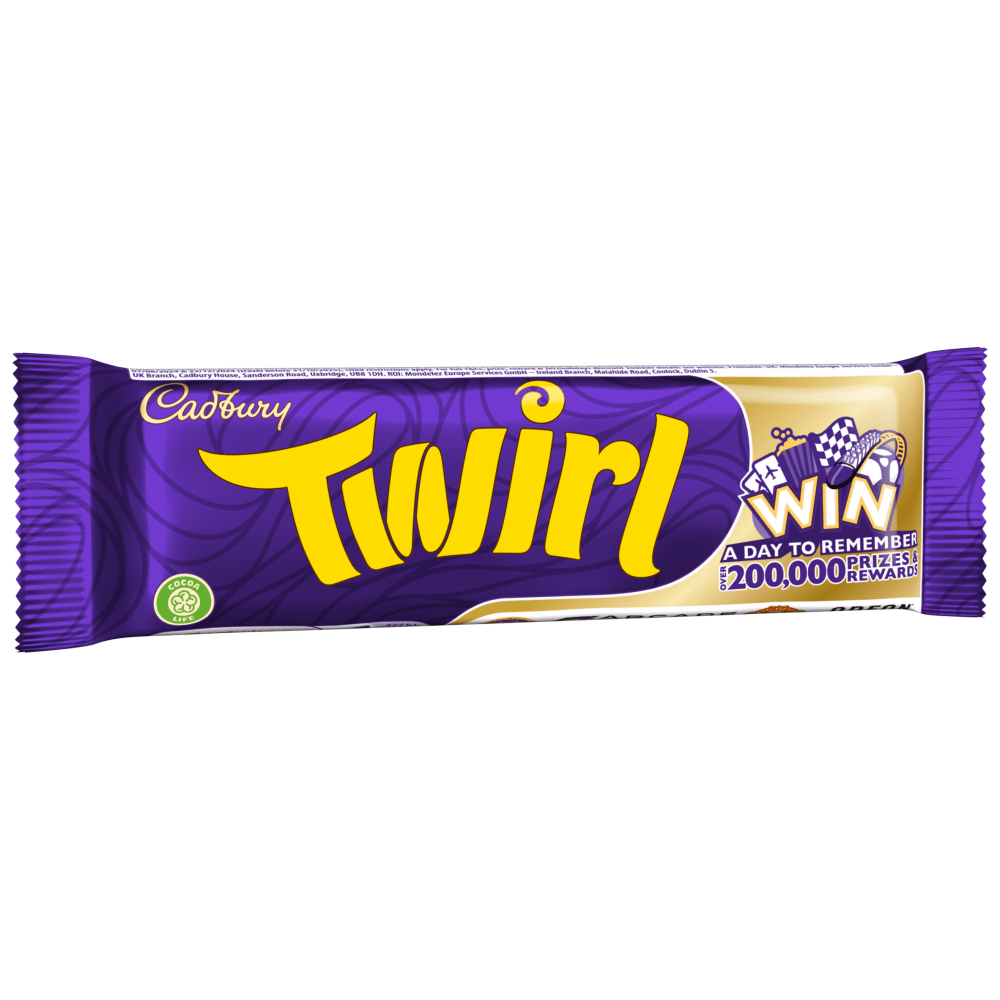 Cadbury Twirl Chocolate Bar 43 Gr - UK Food & Drink - 5000201499776