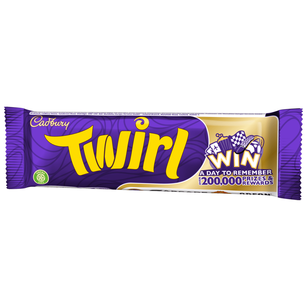 Cadbury Twirl Chocolate Bar 43 Gr - UK Food & Drink - 5000201499776
