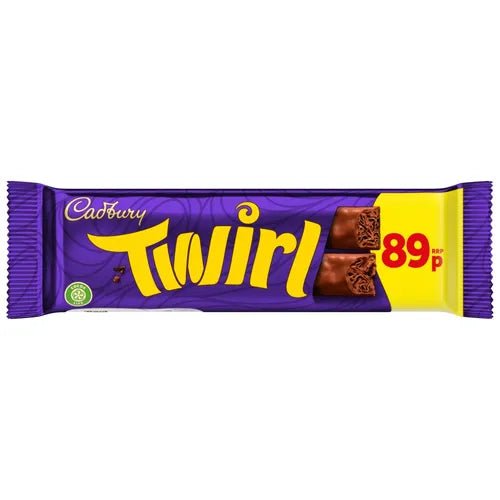 Cadbury Twirl Pm 89P 43G - UK Food & Drink - 7622202275432