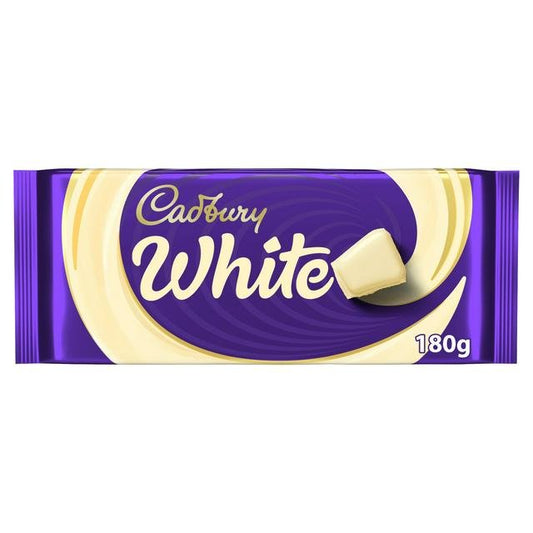 Cadbury White Chocolate 180G - UK Food & Drink - 7622202311154