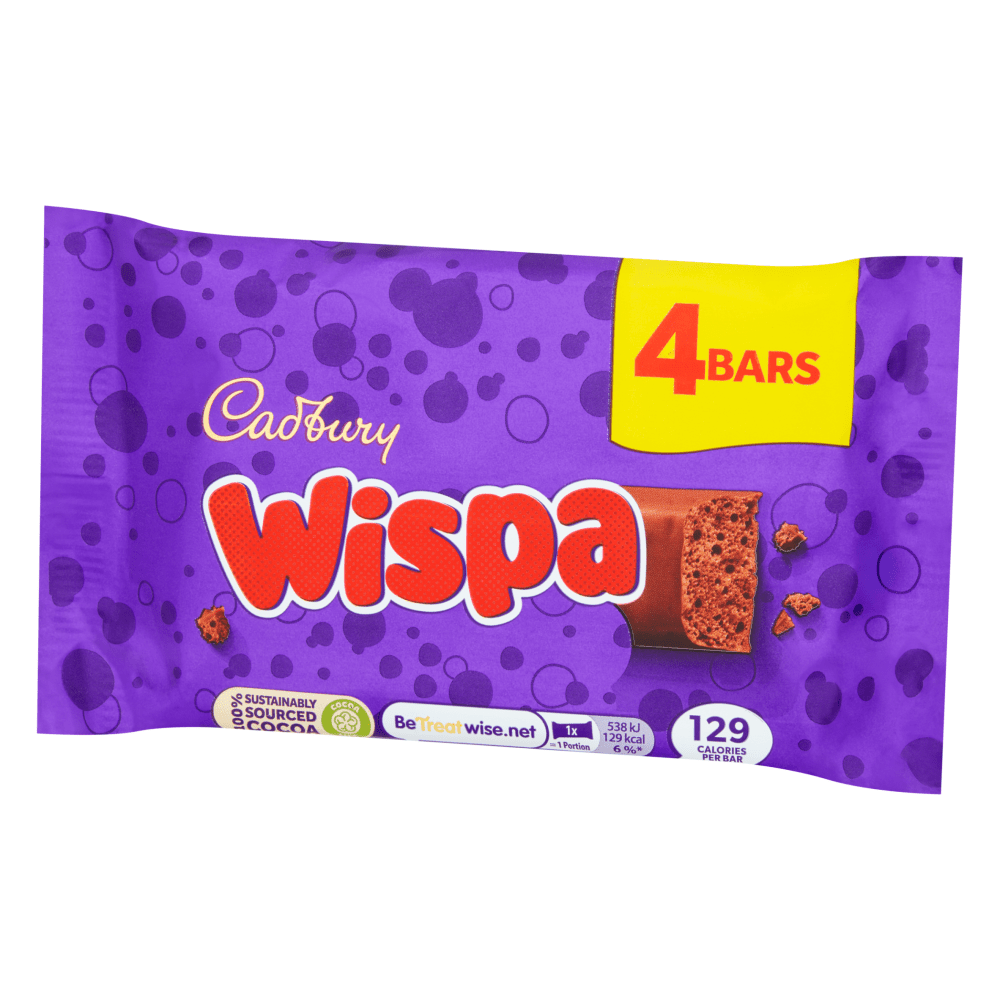 Cadbury Wispa Chocolate Bar 94.8 Gr - UK Food & Drink - 7622201461201