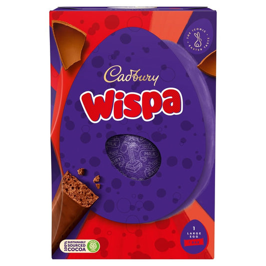 Cadbury Wispa Egg 182.5G - UK Food & Drink - 7622201681241