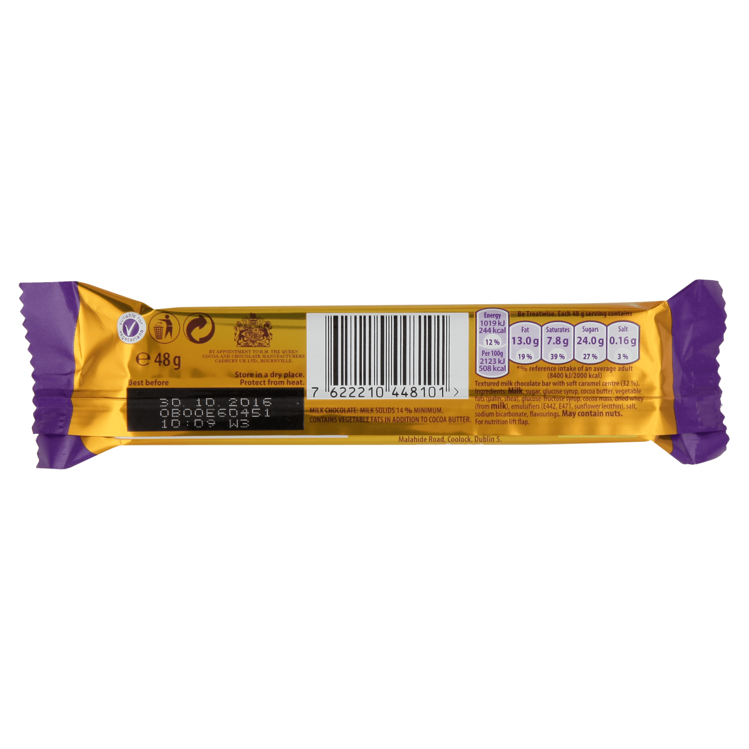Cadbury Wispa Gold Chocolate Bar 48g - UK Food & Drink - 7622210448101