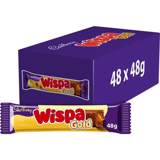 Cadbury Wispa Gold Chocolate Bar 48g - UK Food & Drink - 7622210448101