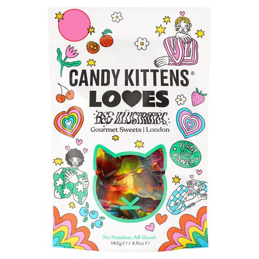 Candy Kittens Loves Bee Illustrates Gourmet Sweets 140g - UK Food & Drink - 5060384262925