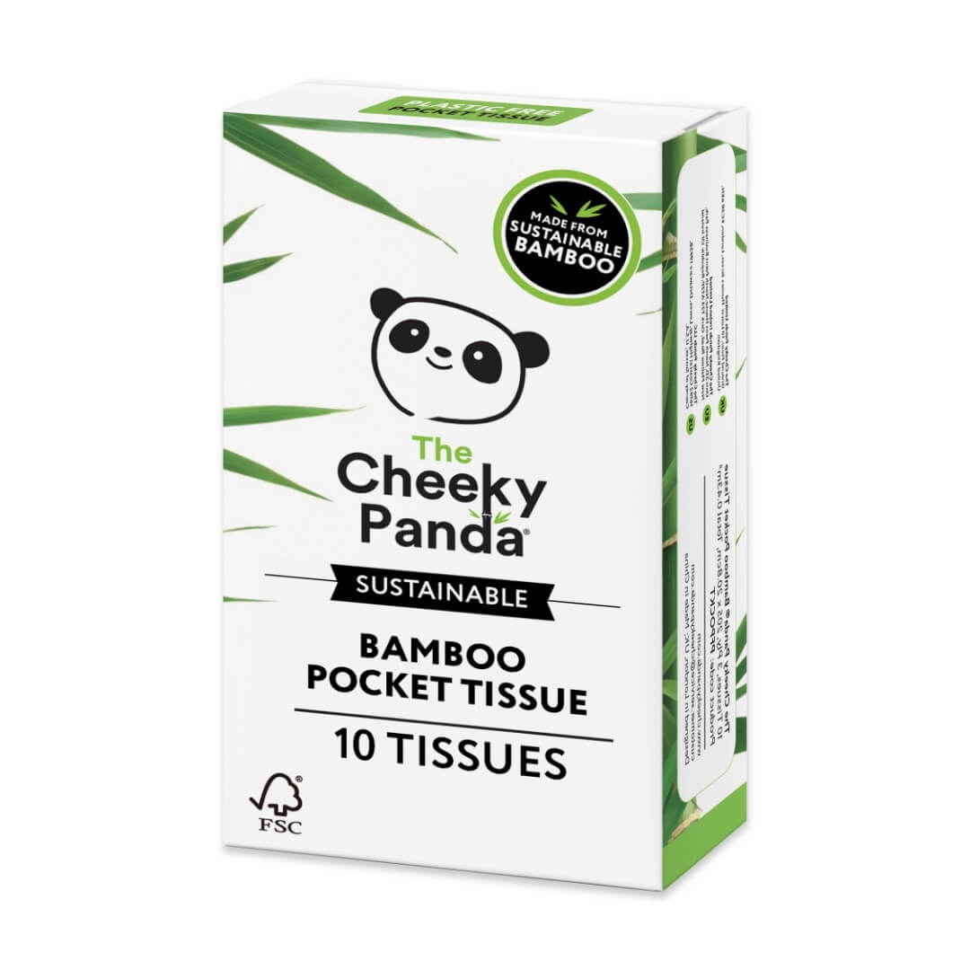 Cheeky Panda Plastic Free Pocket Tissues 14 - UK Food & Drink - 25060561630374