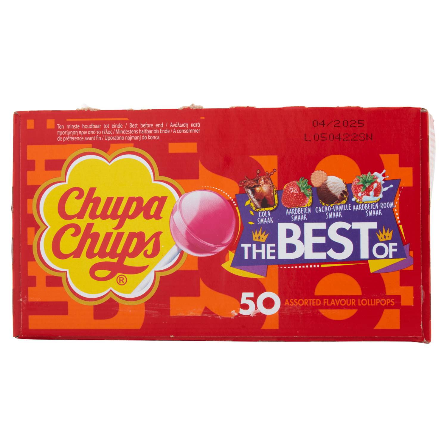 Chupa Chups 50 Assorted Flavour Lollipops 600g - UK Food & Drink - 49814521