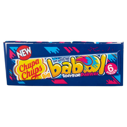 Chupa Chups Big Babol Blue Raspberry Flavour Soft Bubble Gum 6 Pieces 27.6g - UK Food & Drink - 80871651