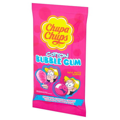 Chupa Chups Cotton Bubble Gum Tutti Frutti Flavour 11g - UK Food & Drink - 4602606003568