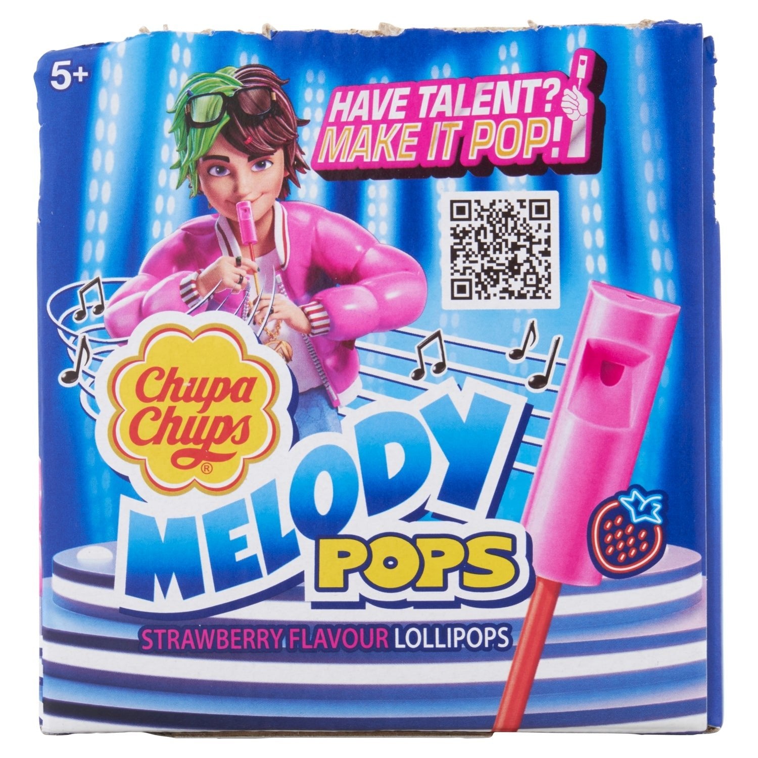 Chupa Chups Melody Pops Strawberry Flavour 15g - UK Food & Drink - 84196842