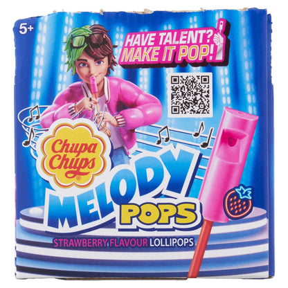 Chupa Chups Melody Pops Strawberry Flavour 15g - UK Food & Drink - 84196842
