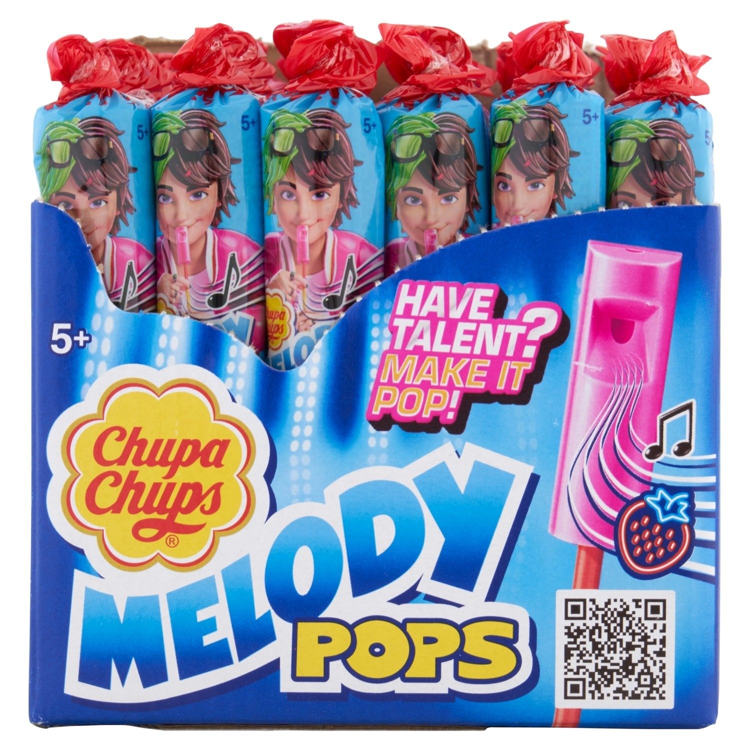 Chupa Chups Melody Pops Strawberry Flavour 15g - UK Food & Drink - 84196842